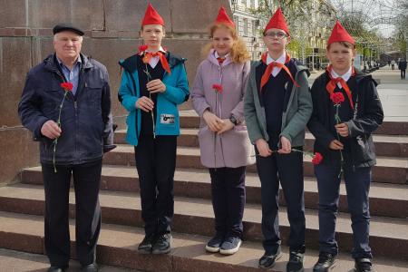 Торжественные мероприятия, посвященные 154-й годовщине со Дня рождения В.И. Ленина, прошли в Рязани