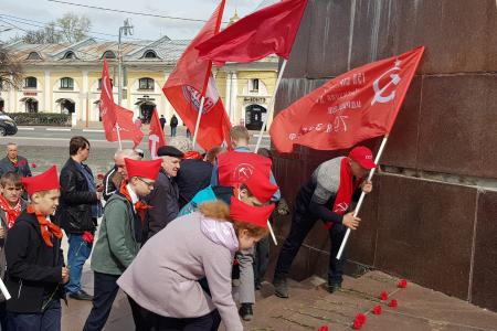 Торжественные мероприятия, посвященные 154-й годовщине со Дня рождения В.И. Ленина, прошли в Рязани