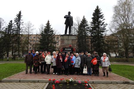 Коммунисты Ленинградской области отметили 154-й день рождения Владимира Ильича Ленина