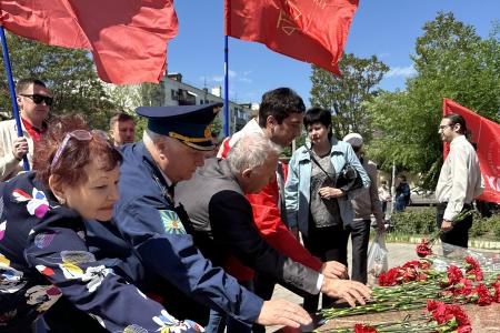 Краснодарский край. Активисты КПРФ и сторонники партии отметили 154-ю годовщину со дня рождения В.И. Ленина
