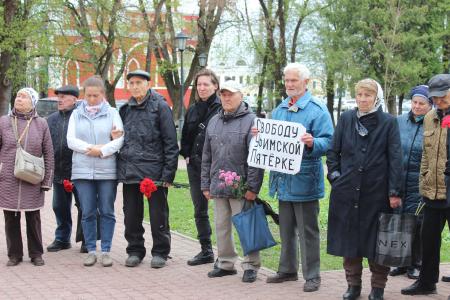 Калуга. Митинг в День рождения Ленина