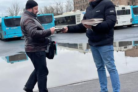 Коммунисты города трех революций вышли к проходным