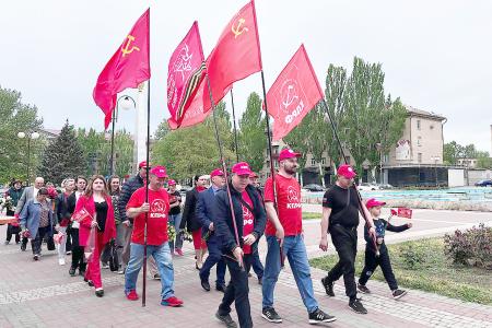 В Запорожской области  отметили 154-ю годовщину со дня рождения В.И. Ленина