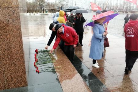 Коммунисты Забайкалья отметили 154-й День рождения Владимира Ленина