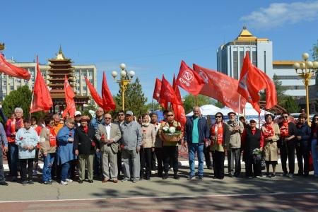 В Калмыкии достойно отметили день рождения В.И. Ленина