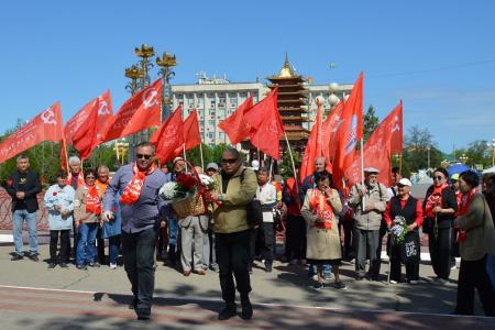 В Калмыкии достойно отметили день рождения В.И. Ленина