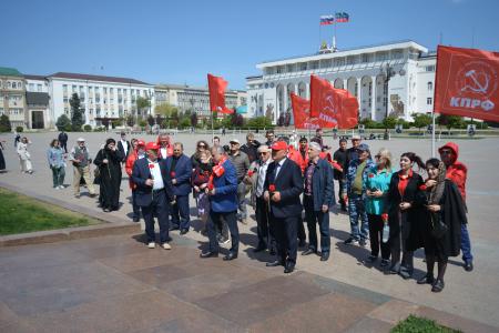 Коммунисты и комсомольцы Дагестана   отметили 154-ю годовщину со дня рождения В.И. Ленина