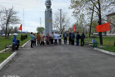 Годовщина празднует 154-ю годовщину со дня рождения В.И. Ленина