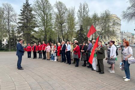 В Самаре возложили цветы в день 154-ой годовщины со дня рождения Владимира Ленина