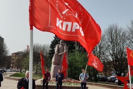 Калининградская область. Коммунисты провели митинг в честь 79-ой годовщины штурма Кенигсберга