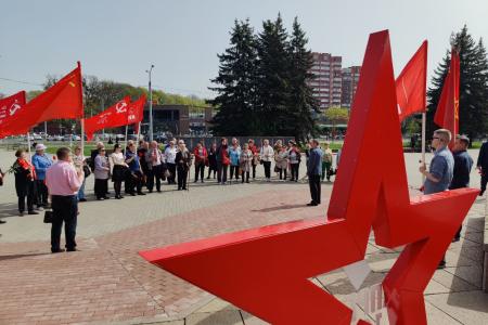Калининградская область. Коммунисты провели митинг в честь 79-ой годовщины штурма Кенигсберга
