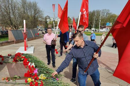 Калининградская область. Коммунисты провели митинг в честь 79-ой годовщины штурма Кенигсберга