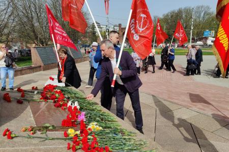 Калининградская область. Коммунисты провели митинг в честь 79-ой годовщины штурма Кенигсберга