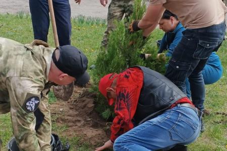 Запорожская область. Пионерские горны в селе Златополь