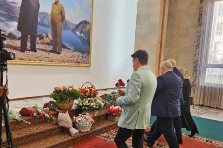К.К Тайсаев и И.Н. Макаров посетили посольство КНДР
