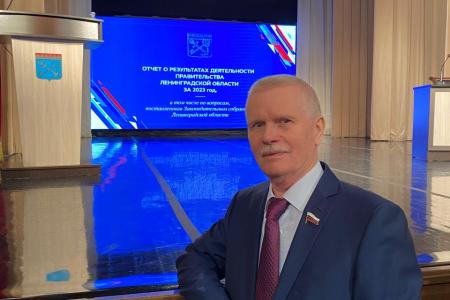Сергей Пантелеев принял участие в заседании Законодательного собрания Ленинградской области