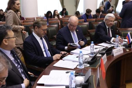 К.К. Тайсаев принял участие в заседании МПА СНГ
