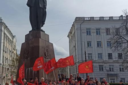 Торжественные мероприятия, посвященные 154-й годовщине со Дня рождения В.И. Ленина, прошли в Рязани