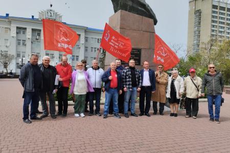 Запорожская область. Бердянские коммунисты почтили память членов первого Совета города Бердянска