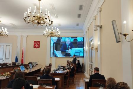 Сергей Пантелеев принял участие в заседании Правительства Санкт-Петербурга