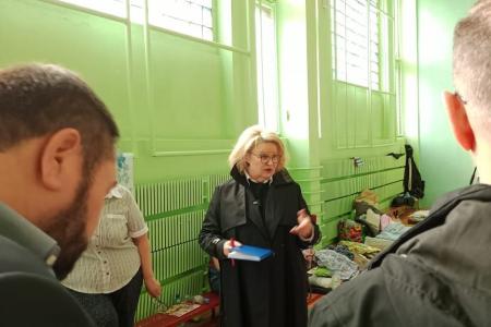 На переднем крае. Нина Останина помогает людям в зоне техногенной катастрофы