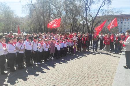 Тюменские коммунисты отметили 154-ую годовщину со Дня рождения В.И. Ленина