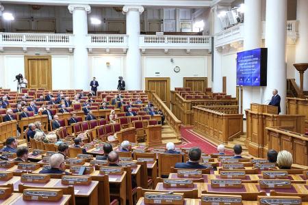 Санкт-Петербург. Н.М. Харитонов принял участие в заседании Совета законодателей