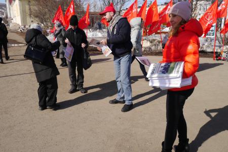 Магадан: За Родину! За народ России! За нашу Победу!