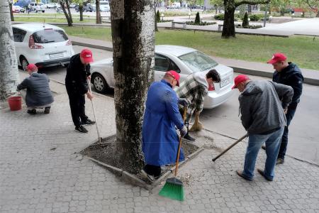 Запорожская область. Ленинский субботник в Мелитополе