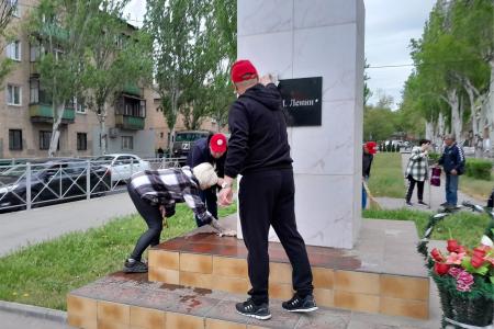 Запорожская область. Ленинский субботник в Мелитополе