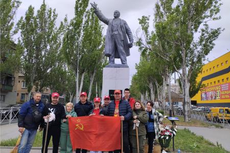 Запорожская область. Ленинский субботник в Мелитополе
