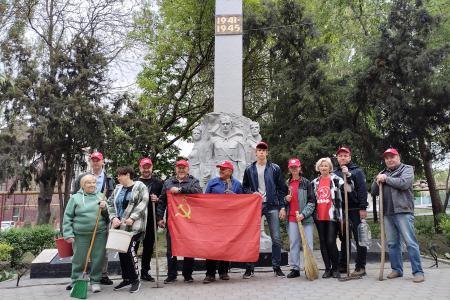 Запорожская область. Ленинский субботник в Мелитополе