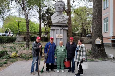 Запорожская область. Ленинский субботник в Мелитополе