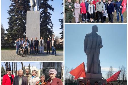 В городах и районах Свердловской области достойно отметили День рождения Владимира Ильича Ленина