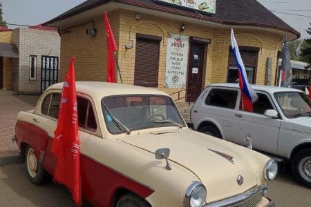 Акция «Знамя Победы» и автопробег продолжаются на Ставрополье