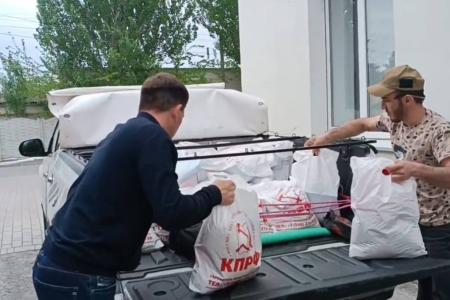 Херсонские коммунисты организовали гуманитарный визит в Каховку