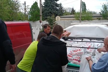 Херсонские коммунисты организовали гуманитарный визит в Каховку