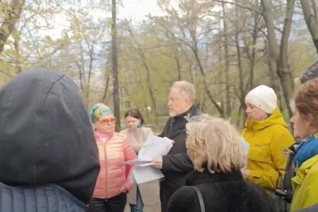 Сергей Обухов, жители Сокольников и члены Общественного совета парка «Сокольники» обеспокоены сомнительными планами реконструкции парка