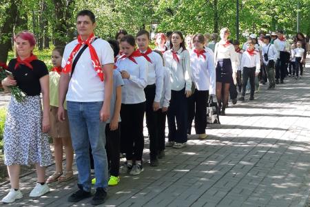 В Великом Новгороде состоялась торжественная пионерская линейка