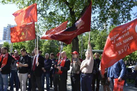 Воронеж. Солидарность трудящихся - залог Победы!