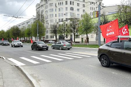 Марий Эл. Первомайский автопробег в Йошкар-Оле