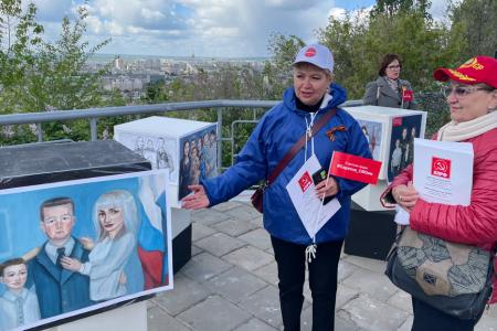Саратовские коммунисты и комсомольцы отметили День Победы