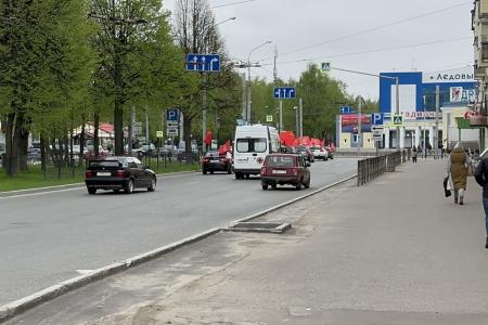 Марий Эл. Первомайский автопробег в Йошкар-Оле