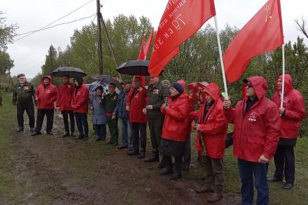 Чувашия. В Канашском районе коммунисты установили бюст В.И. Чапаева