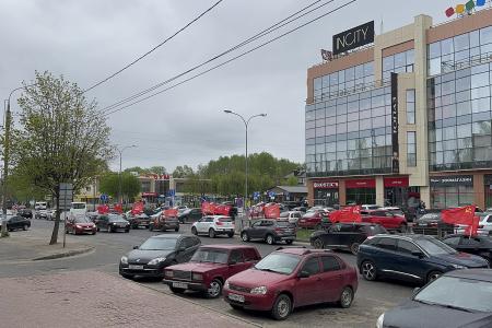 Марий Эл. Первомайский автопробег в Йошкар-Оле