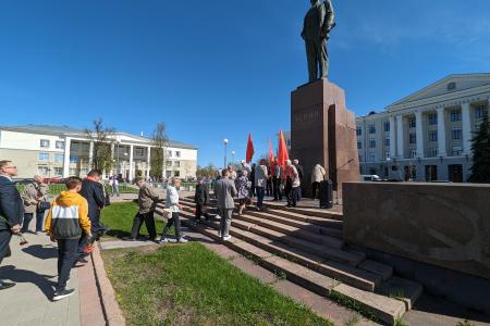 В Пскове прошёл митинг, посвященный Дню международной солидарности трудящихся – 1 мая