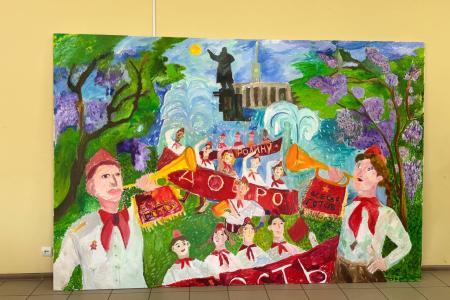 Ленинград. Яркие цвета окрасили праздничный день!