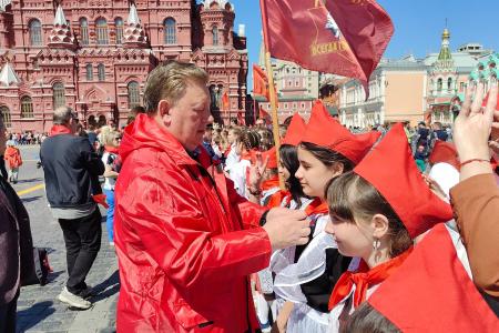Рязанская делегация побывала на празднике пионеров в Москве