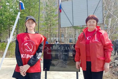КПРФ в Забайкалье приняла участие в велопробеге в честь Дня Великой Победы