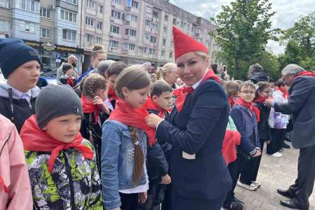 День пионерии на Ставрополье. В пионеры принято около 300 ребят